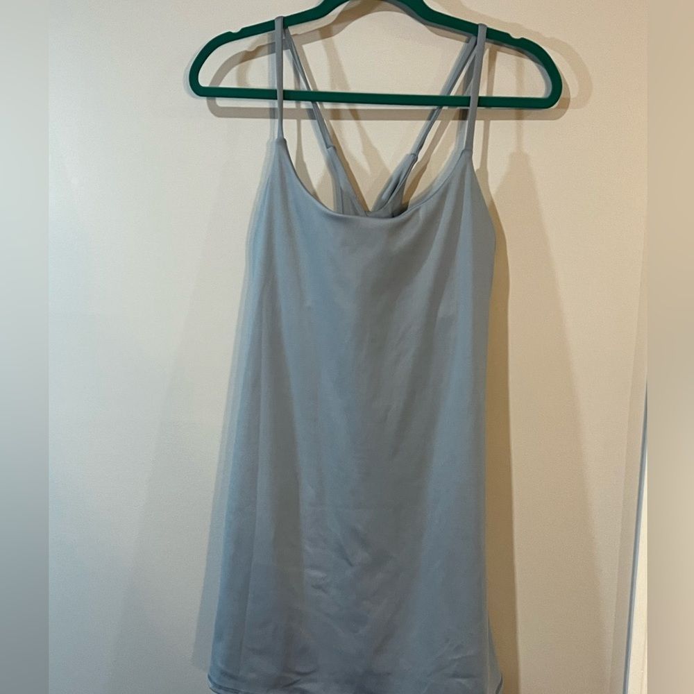 Aeropostale size XL romper/dress combo in cute dusty blue EUC - Picture 12 of 16